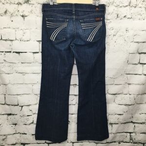 7 FOR ALL MANKIND Dojo Flare Jeans Size 26 X 29